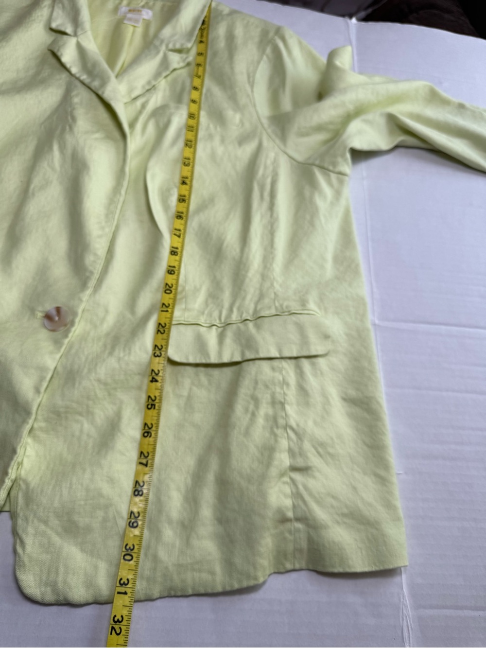 Anthropologie Maeve Linen Blend Oversized Blazer - Picture 15 of 16